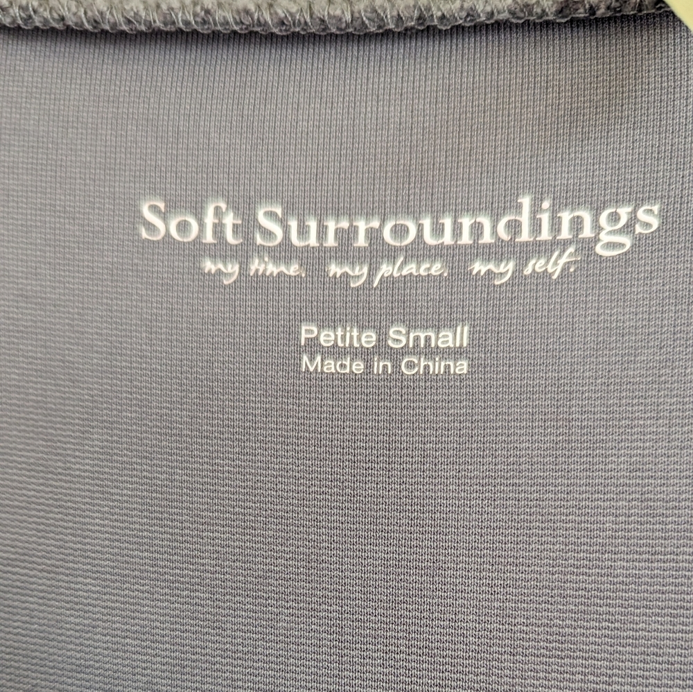 Soft Surroundings gray maxi dress size petite small - Picture 5 of 5